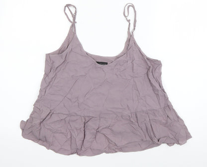 Womens UK Size 8 Topshop Purple Camisole Tank