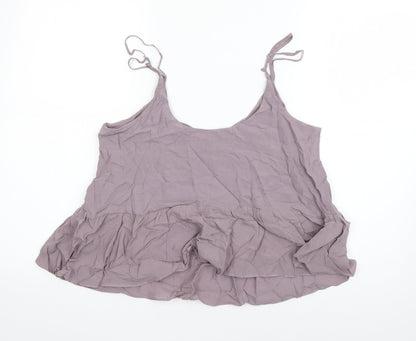Womens UK Size 8 Topshop Purple Camisole Tank