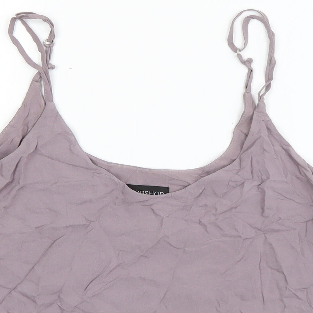 Womens UK Size 8 Topshop Purple Camisole Tank