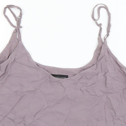 Womens UK Size 8 Topshop Purple Camisole Tank