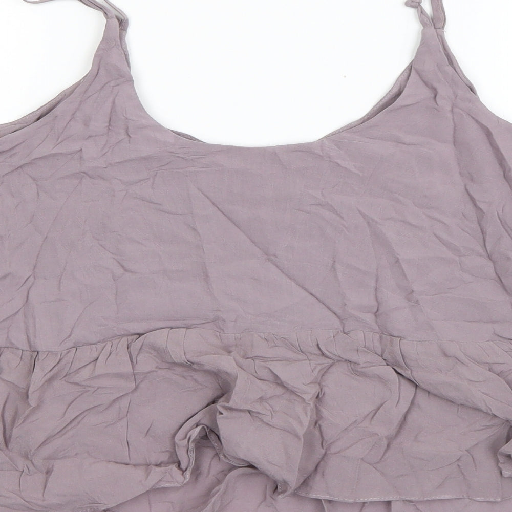 Womens UK Size 8 Topshop Purple Camisole Tank