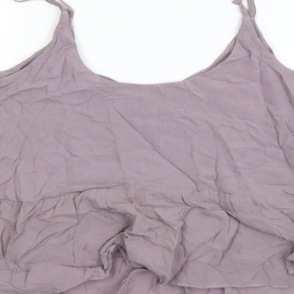 Womens UK Size 8 Topshop Purple Camisole Tank