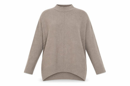 Womens UK Size 12 Primark Beige Tunic Jumper