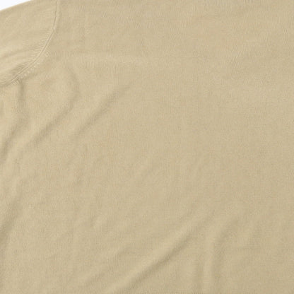 Primark Womens Beige V-Neck  Acrylic Pullover Jumper Size L