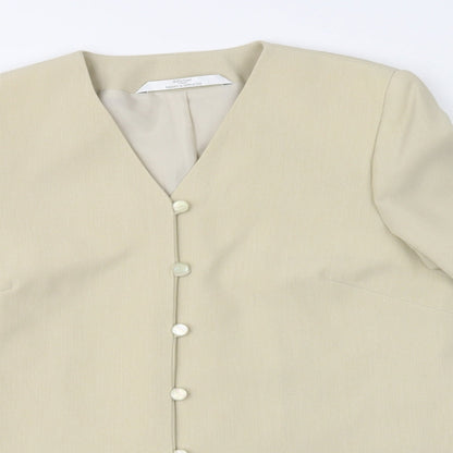 Womens UK Size 12 M&S Beige Jacket
