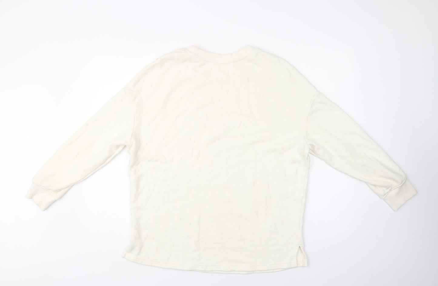 F&F Womens Ivory  Cotton Top Lounge Set Size 10   - Weekending