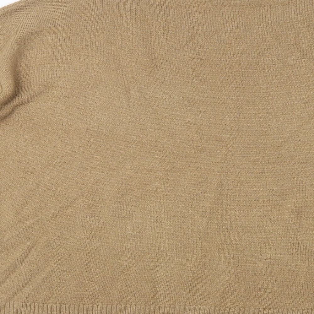 Womens UK Size M New Look Beige Pullover Jumper