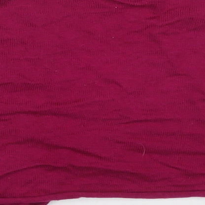 NEXT Girls Pink V-Neck  Cotton Cardigan Jumper Size 12 Years