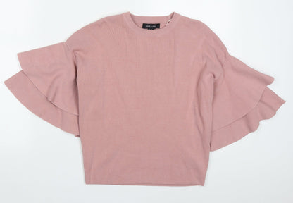 Womens UK Size 6 New Look Pink Pullover Jumper
