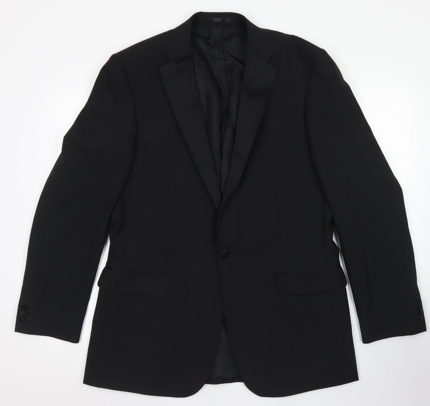 Mens UK Size 42 Karl Jackson Regular Blue Suit Jacket