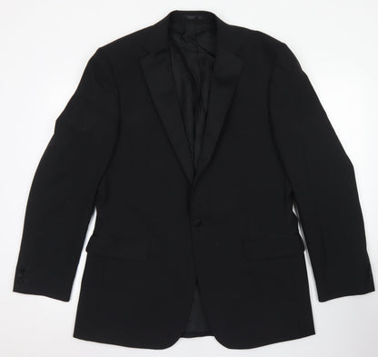 Mens UK Size 42 Karl Jackson Regular Blue Suit Jacket