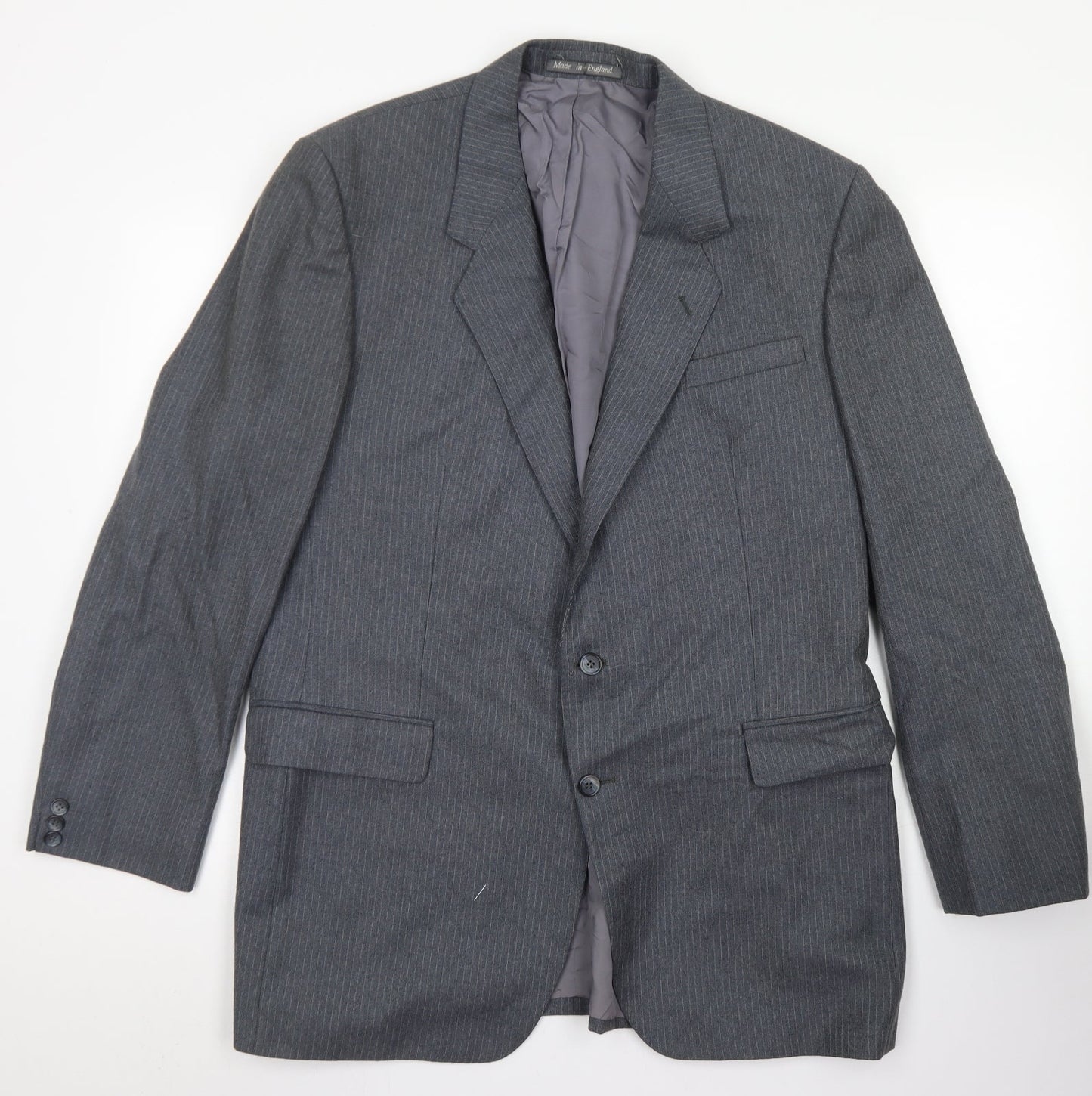 Mens UK Size 40 Burton Regular Grey Suit Jacket
