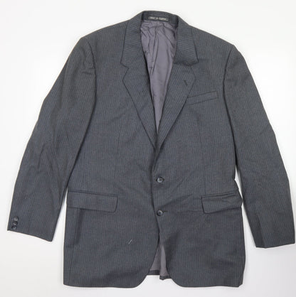 Mens UK Size 40 Burton Regular Grey Suit Jacket