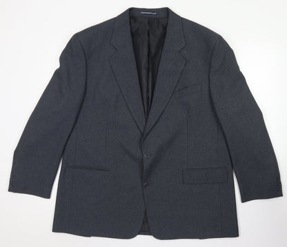 Mens UK Size 46 Greenwoods Classic Regular Grey Suit Jacket