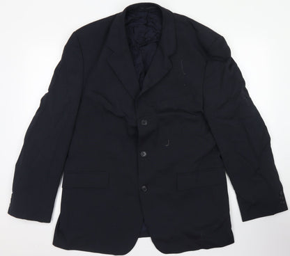 Mens UK Size 44 Burton Regular Blue Suit Jacket