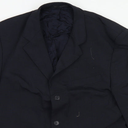 Mens UK Size 44 Burton Regular Blue Suit Jacket