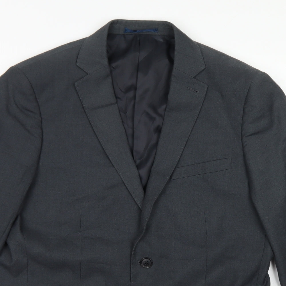 Mens UK Size 40 Tailor & Cutter Regular Grey Suit Jacket