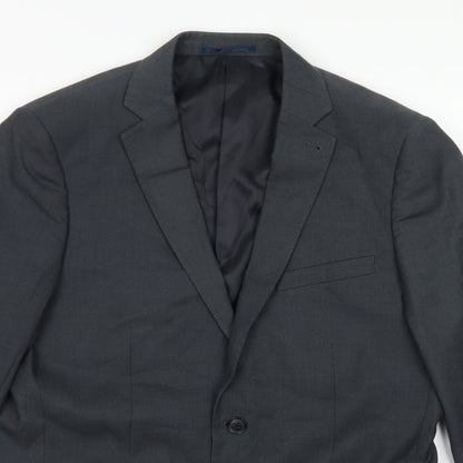 Mens UK Size 40 Tailor & Cutter Regular Grey Suit Jacket