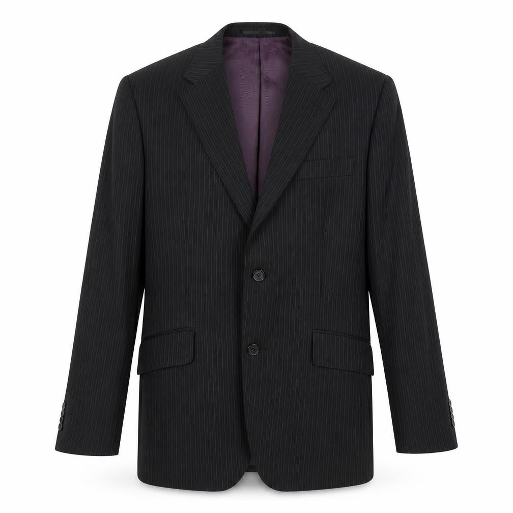 Mens UK Size 38 George Regular Black Suit Jacket