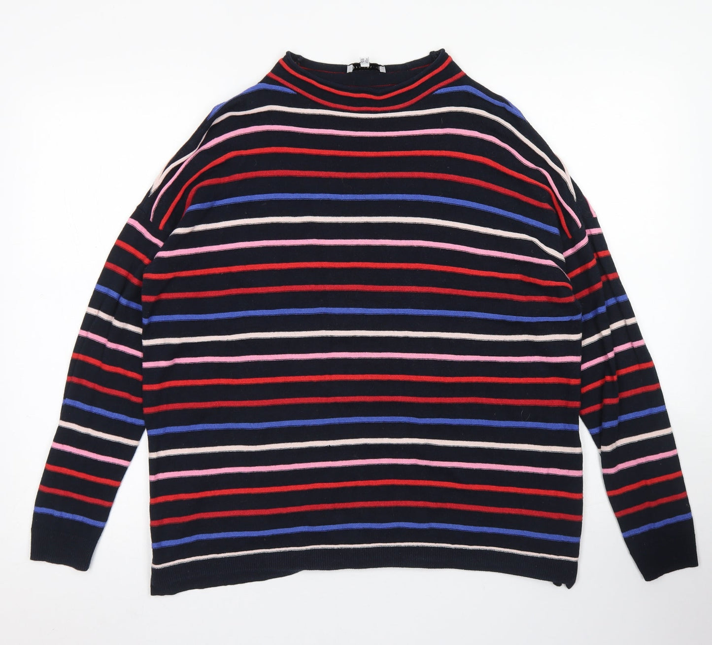 Womens UK Size 12 Warehouse Blue Pullover Jumper