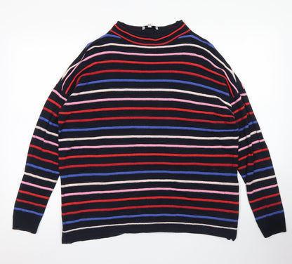 Womens UK Size 12 Warehouse Blue Pullover Jumper