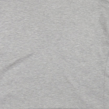 Brand and care label for V by Very women’s grey modal pullover sweatshirt, size M