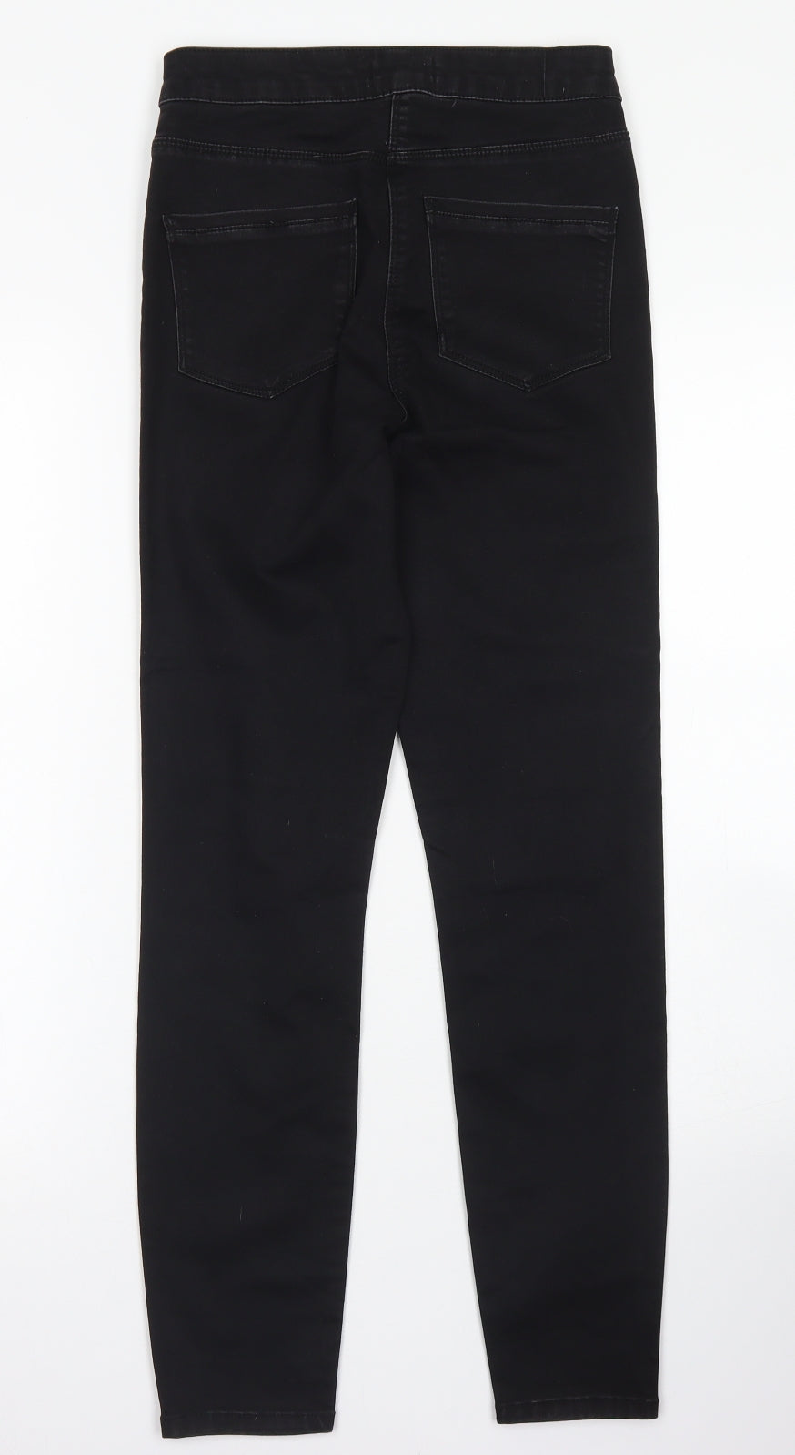 Womens UK Size 8 Papaya Regular Fit Skinny Black Jeans