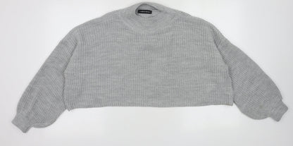Womens UK Size M Cameo Rose Grey Pullover Jumper