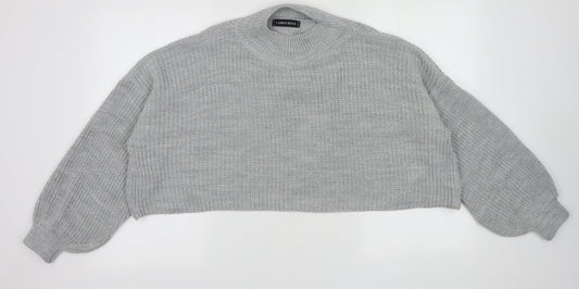 Womens UK Size M Cameo Rose Grey Pullover Jumper