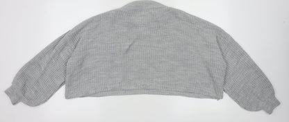 Womens UK Size M Cameo Rose Grey Pullover Jumper