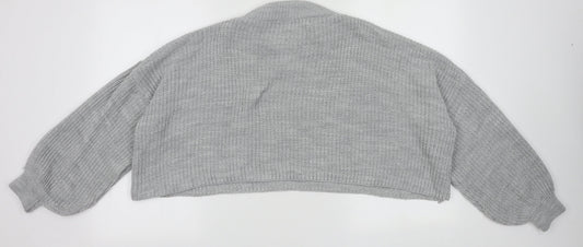 Womens UK Size M Cameo Rose Grey Pullover Jumper