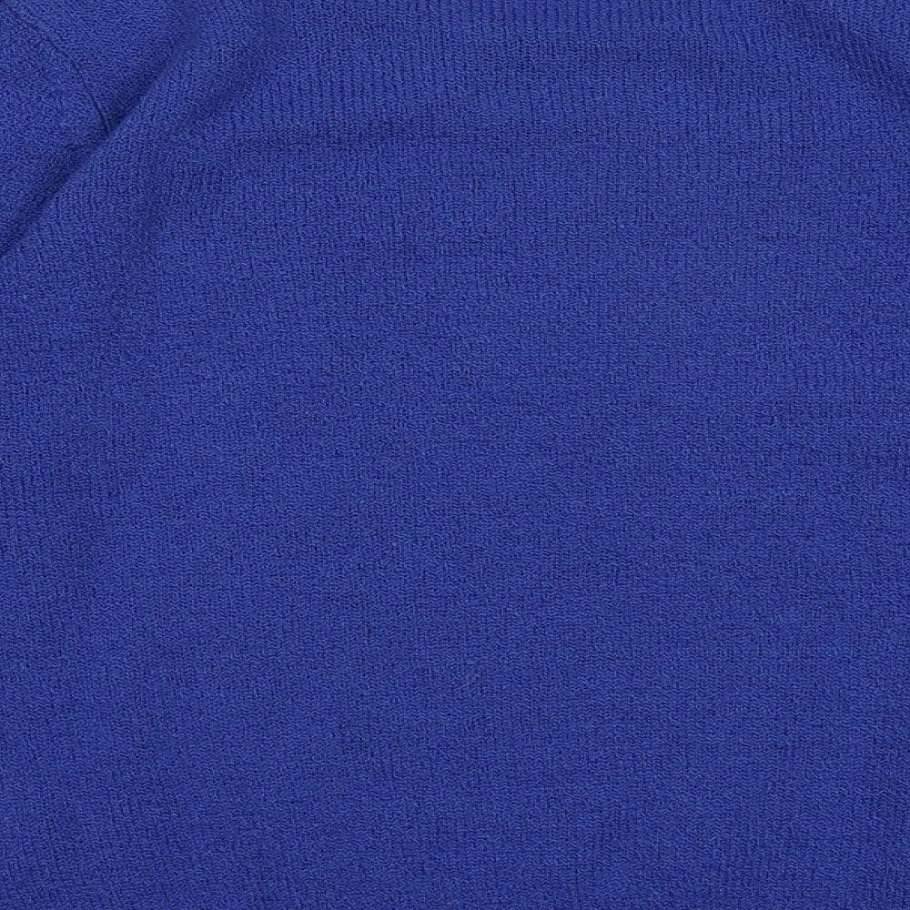 Womens UK Size S EWM Blue Pullover Jumper