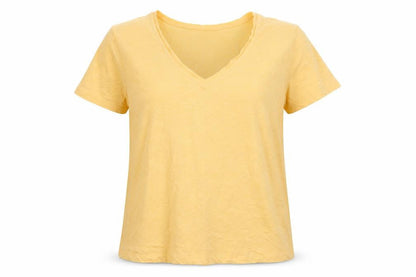 Womens UK Size 14 Preworn Orange Basic T-Shirt