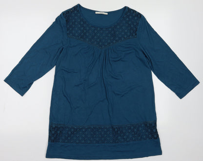 George Womens Blue  Polyester Pullover Sweatshirt Size 12  Pullover