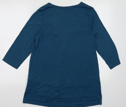 George Womens Blue  Polyester Pullover Sweatshirt Size 12  Pullover