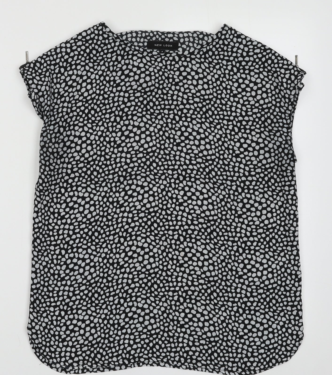 Womens UK Size 8 New Look Black Basic Tank