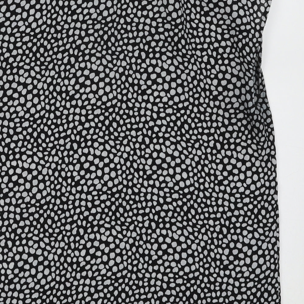 Womens UK Size 8 New Look Black Basic Tank