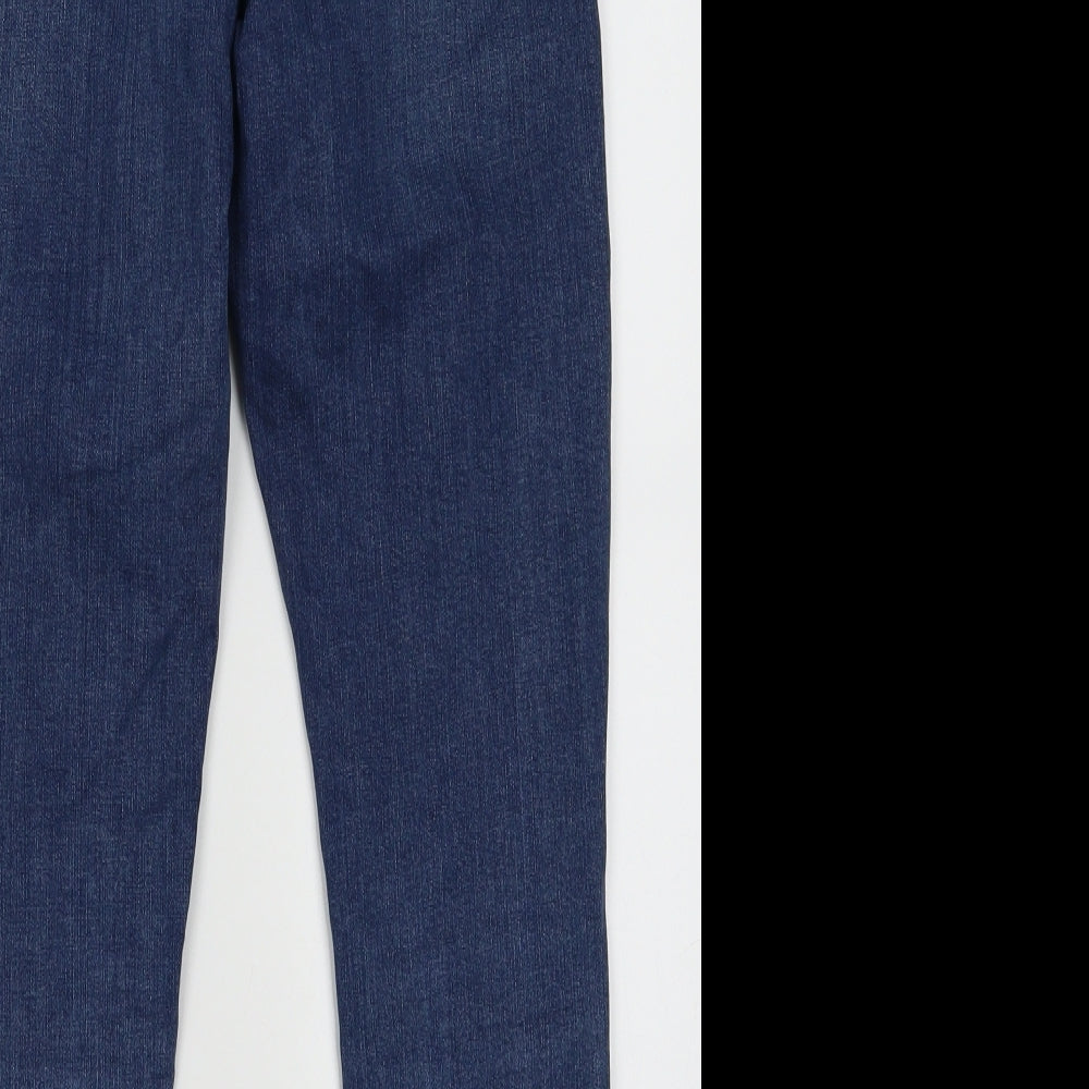 Urban Outfitters Womens Blue  Cotton Skinny Jeans Size 28 L30 in Regular Button