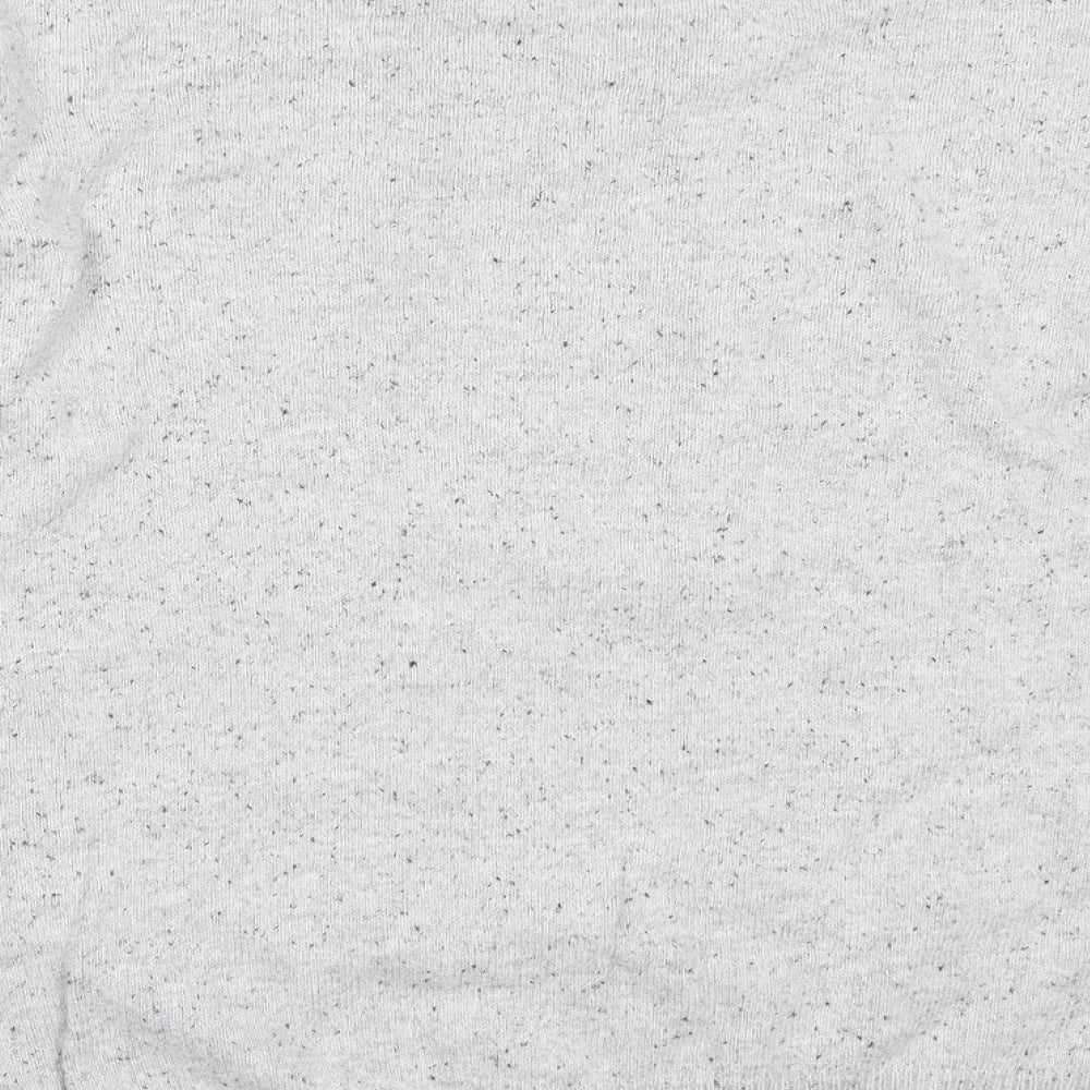 Linea Mens Grey V-Neck  Cotton Pullover Jumper Size XL