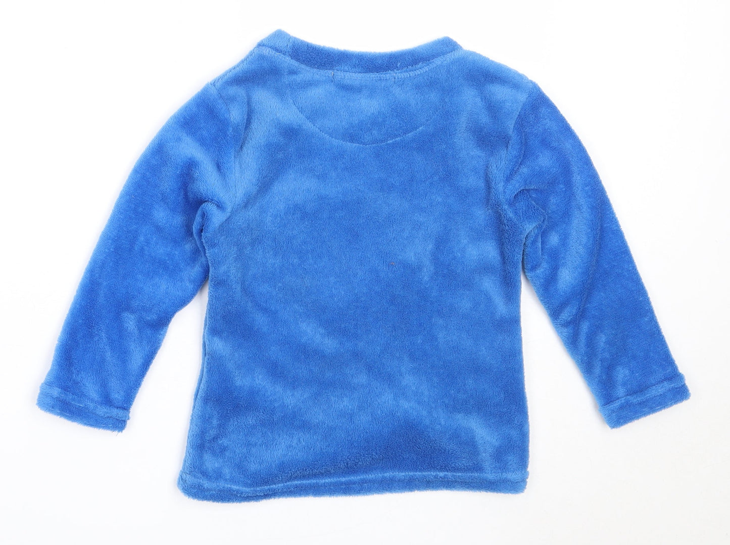 Chill Out Boys Blue Solid Polyester  Pyjama Top Size 4-5 Years