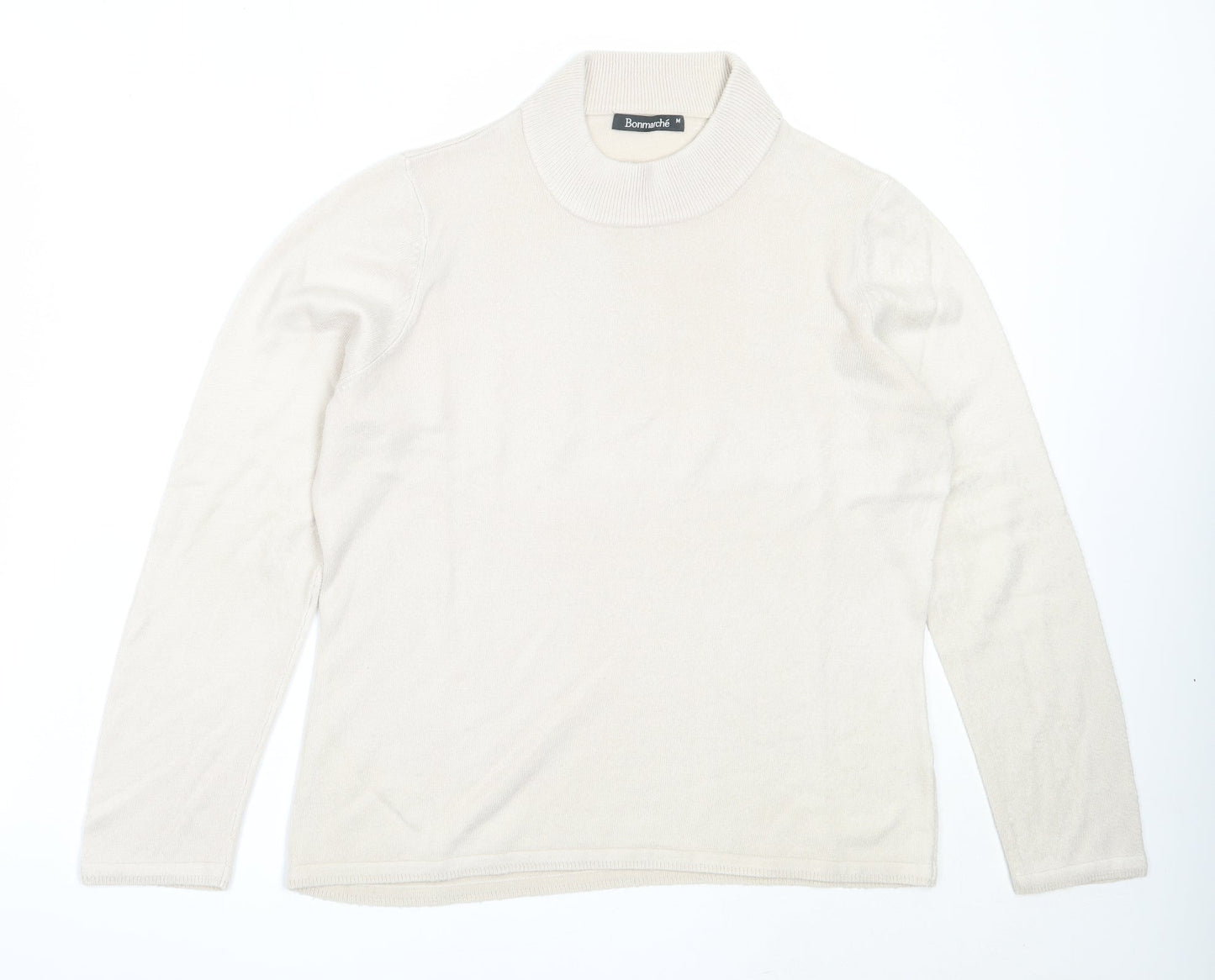 Womens UK Size M Bonmarché Beige Pullover Jumper