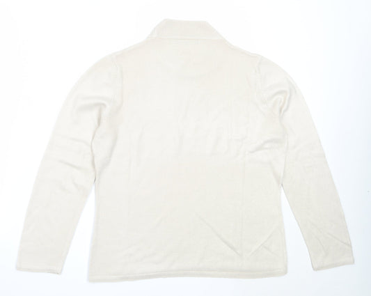Womens UK Size M Bonmarché Beige Pullover Jumper