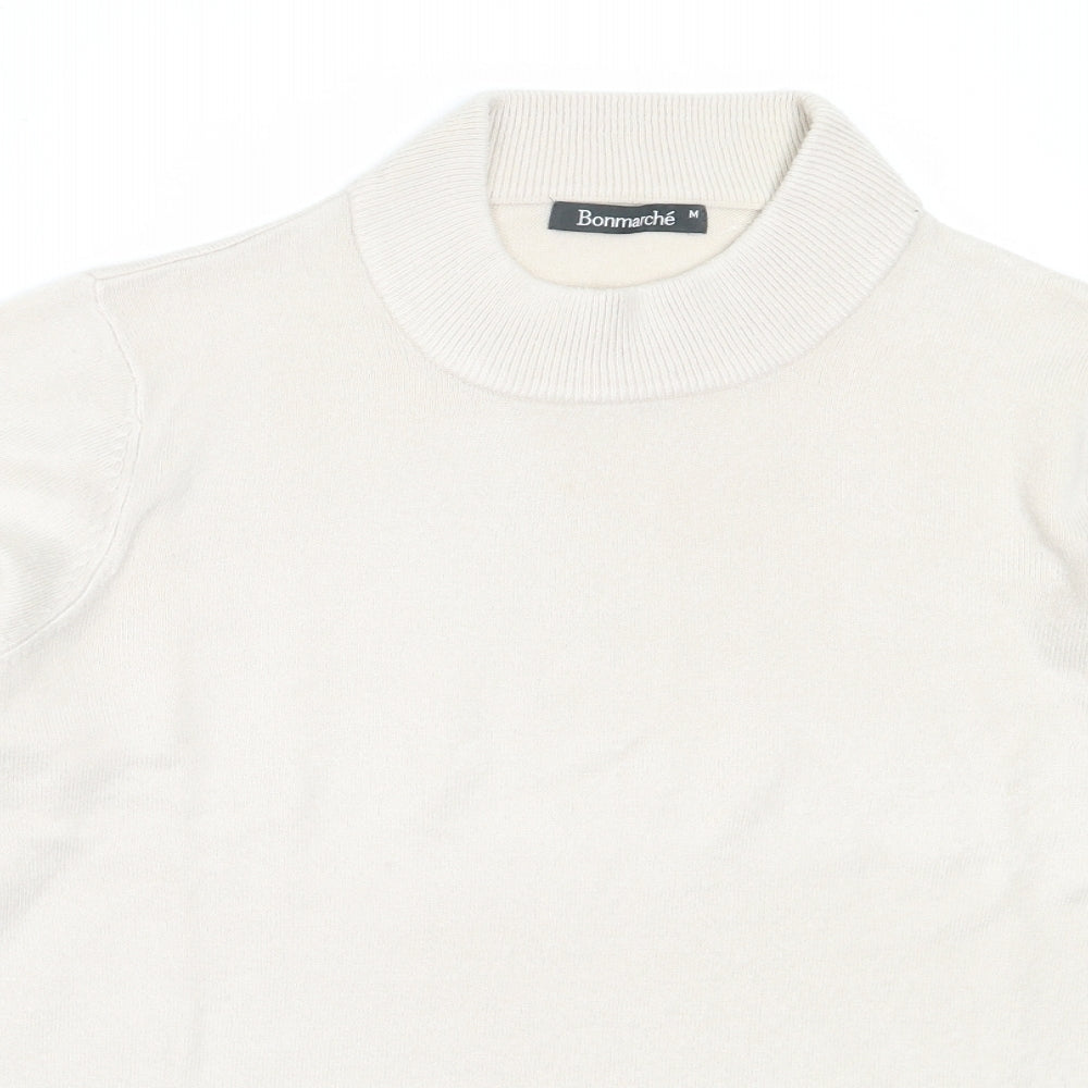 Womens UK Size M Bonmarché Beige Pullover Jumper