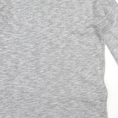 Womens UK Size 8 New Look Grey Tunic Jumper