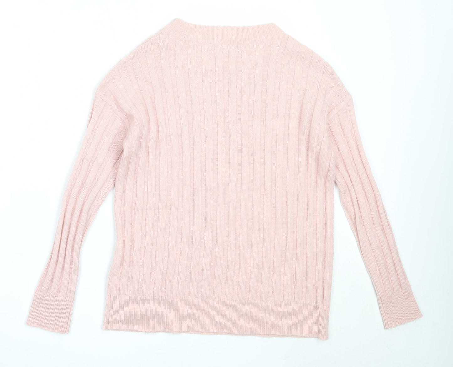 Womens UK Size S Marks and Spencer Pink Pullover Jumper