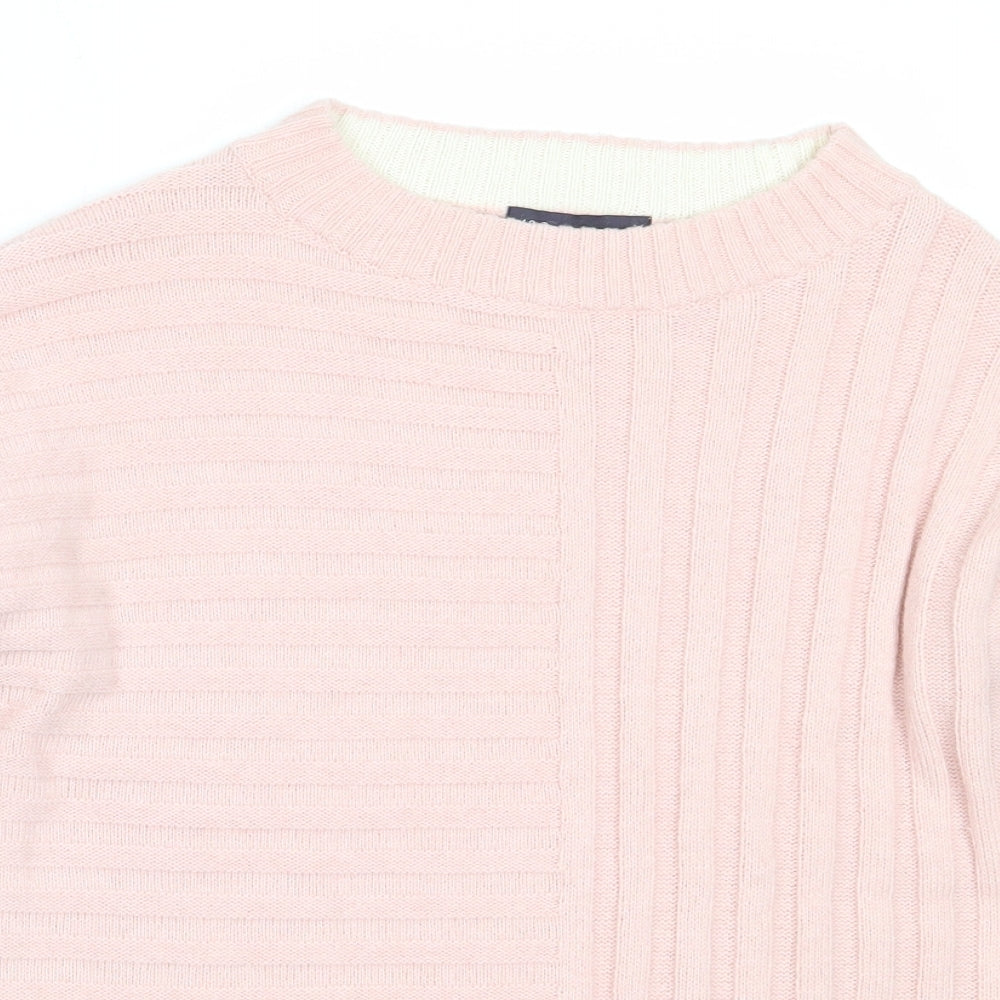 Womens UK Size S Marks and Spencer Pink Pullover Jumper
