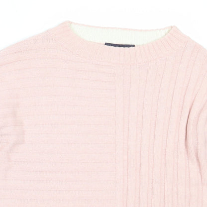 Womens UK Size S Marks and Spencer Pink Pullover Jumper
