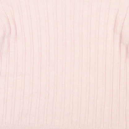 Womens UK Size S Marks and Spencer Pink Pullover Jumper