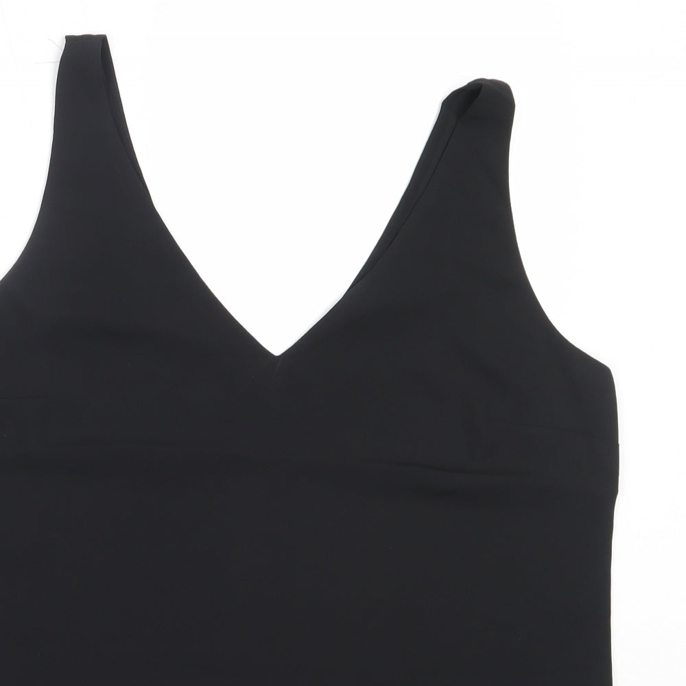 Womens UK Size 12 Preworn Black Basic Blouse