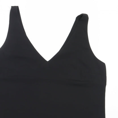 Womens UK Size 12 Preworn Black Basic Blouse
